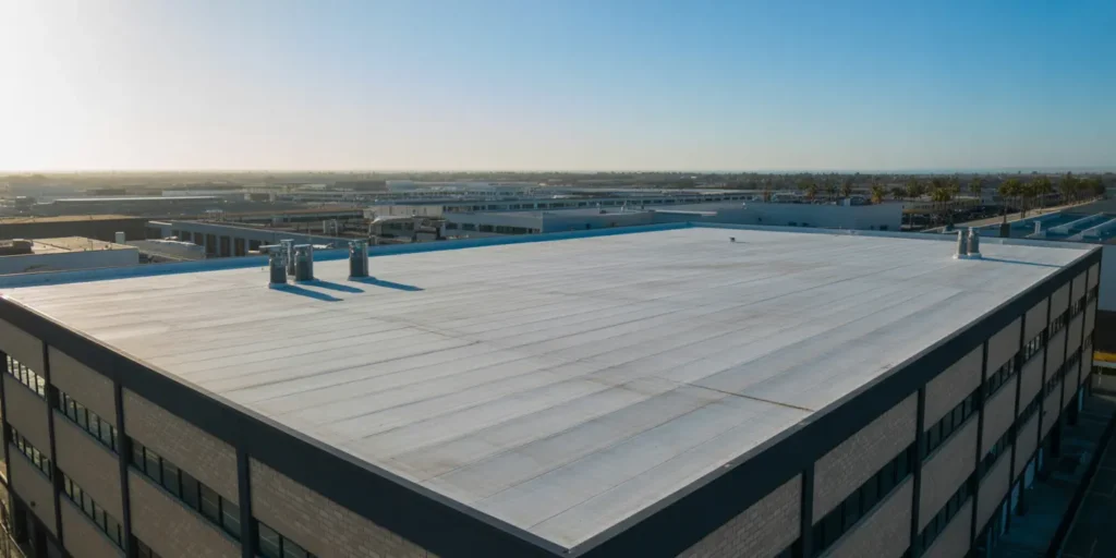 flat roof installed at redondo beach,ca.